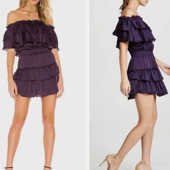 MISA Los Angeles Giada Off or On the Shoulder Dress Size XS - Picture 2 of 6